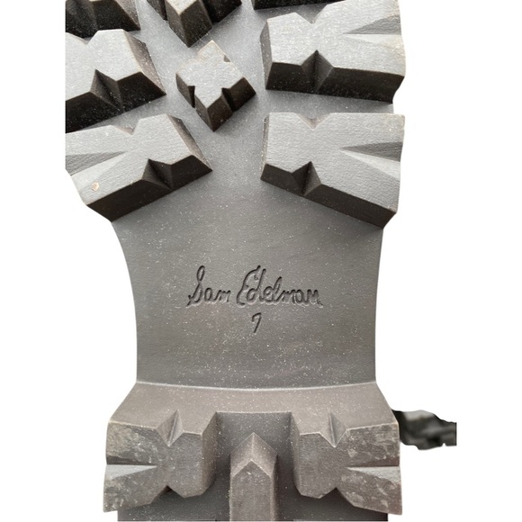 Sam Edelman Tan Leather Combat Boots - Picture 7 of 8